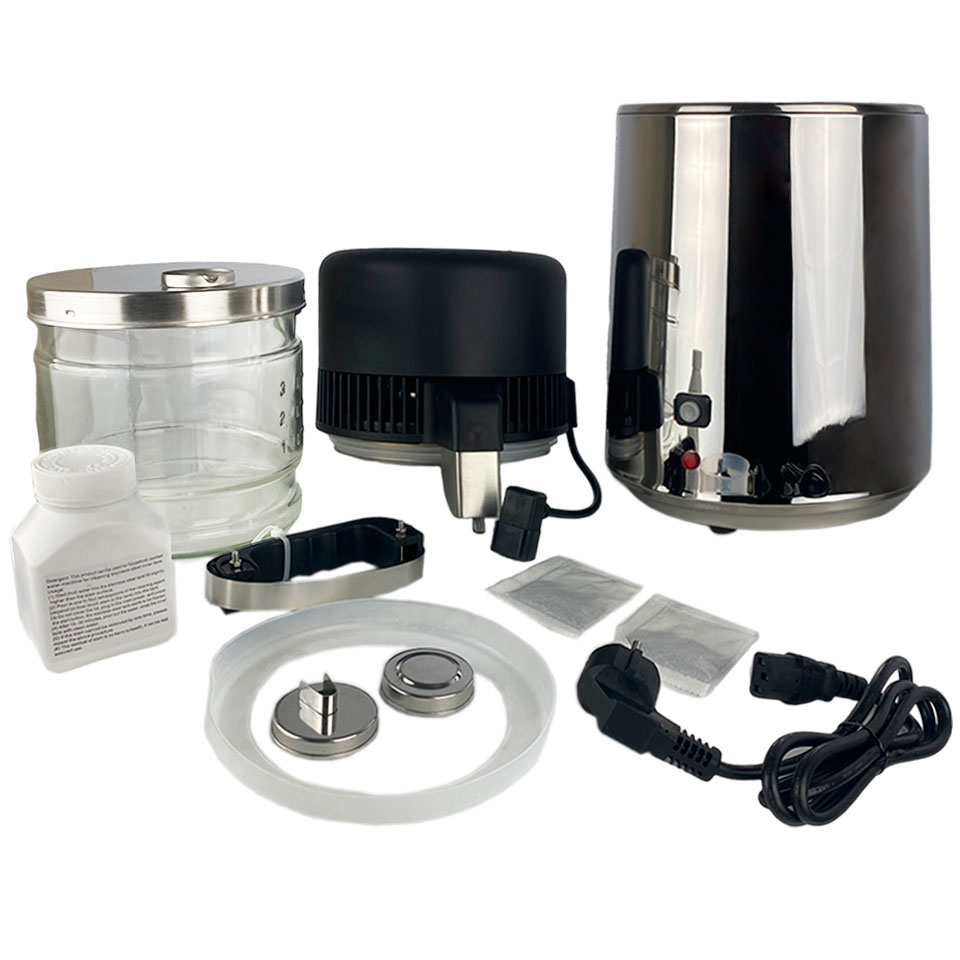 Дистиллятор лабораторный Stegler BL9900 (корпус нержавеющая сталь, стеклянная ёмкость)