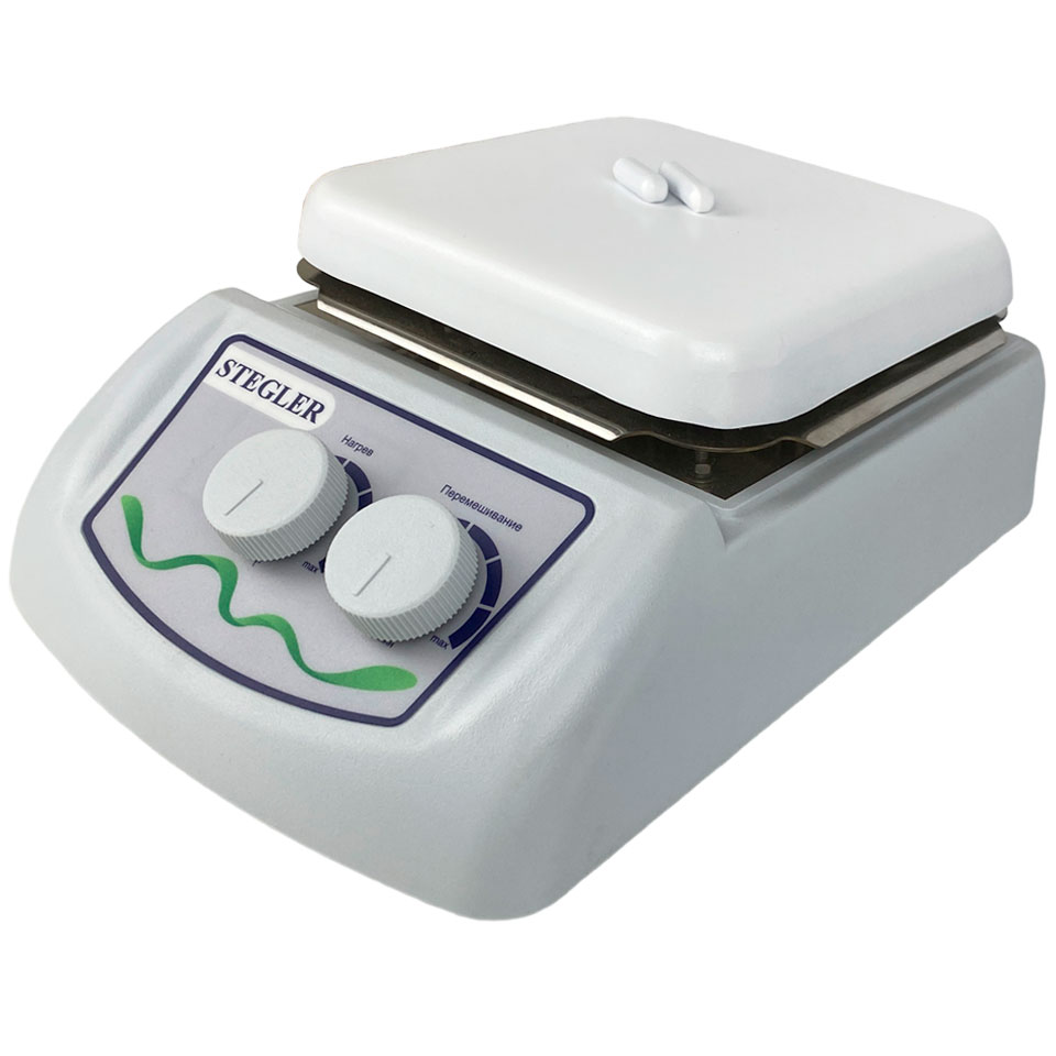 Лабораторная магнитная мешалка с подогревом Stegler HS