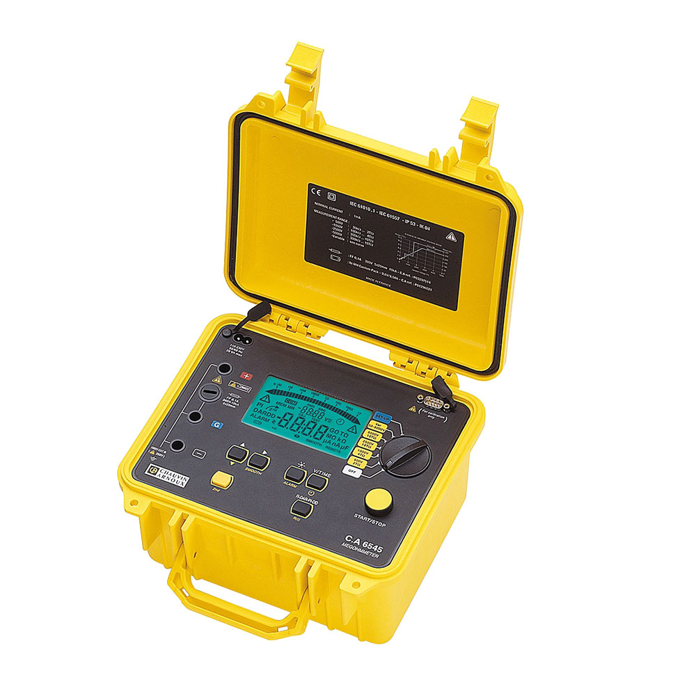 Сhauvin Аrnoux 6545 - мегаомметр цифровой, 5 кВ, 10 ТОм