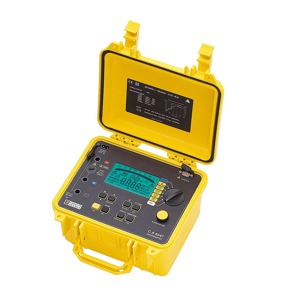 Сhauvin Аrnoux 6547 - мегаомметр цифровой, 5 кВ, 10 ТОм, RS-232