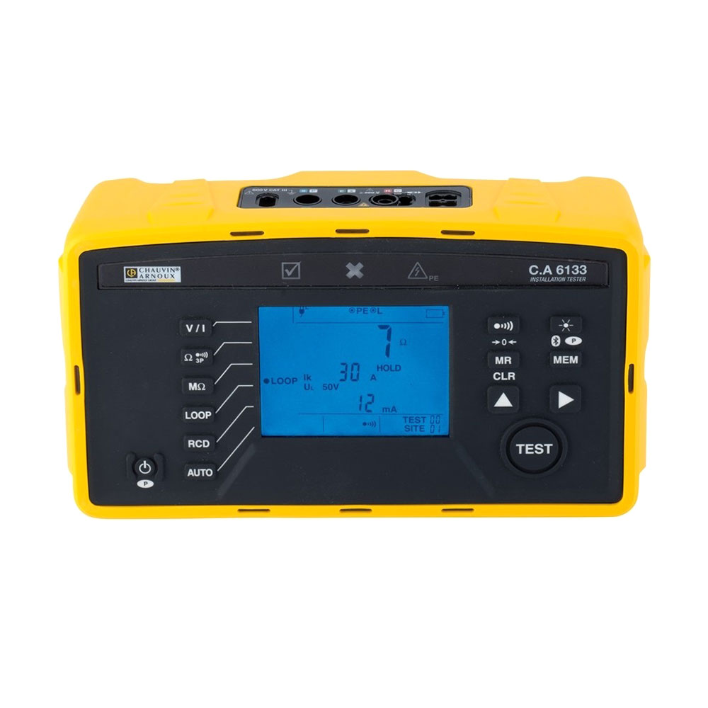 Chauvin Arnoux 6133 - измеритель параметров безопасности электроустановок